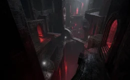 Hellraiser: Revival bulmacaları için değişen karanlık labirenti gösteren temsili görsel.