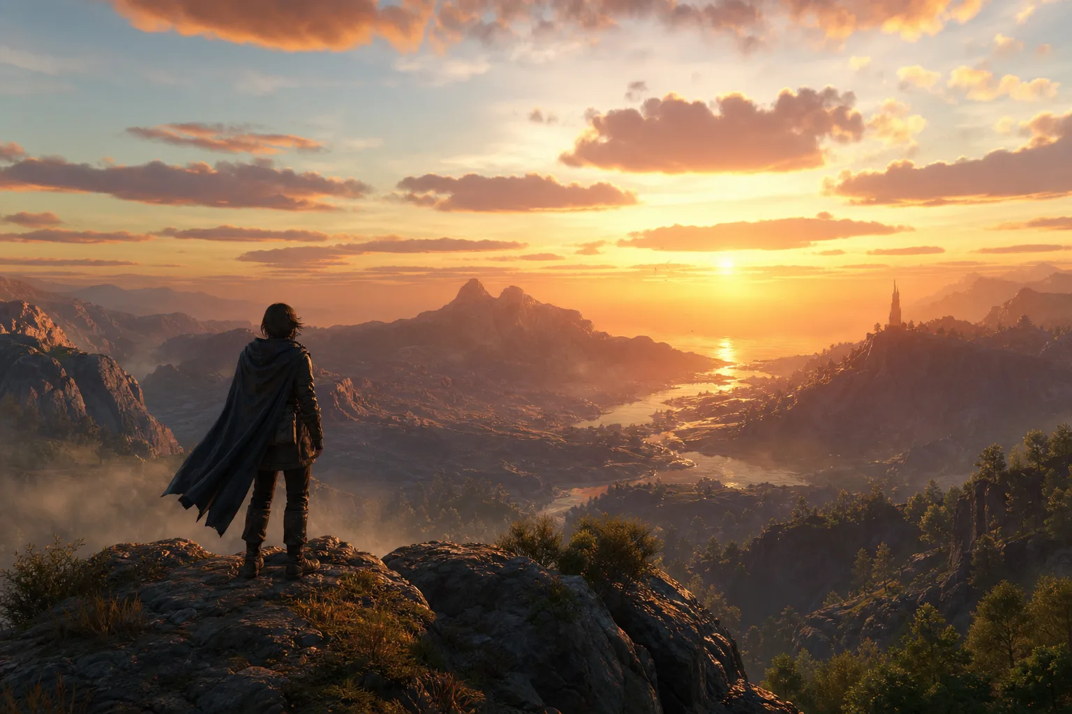 PlayStation Share of the Week Katana sonrasında açıklanan Breathtaking View temasını çağrıştıran geniş manzara.